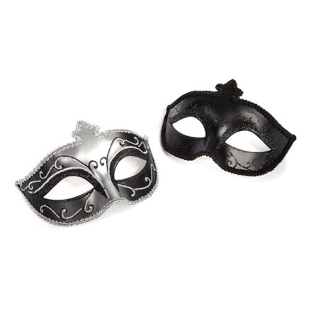 Masks On - Masquerade Mask Twin Pack-1