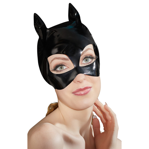 Vinyl Mask With Cat Ears-2