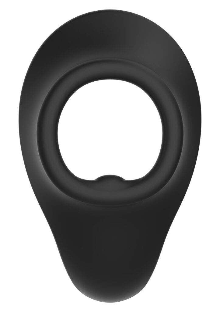 COCK JOCK SILICONE C-RING BLACK-4