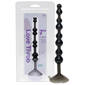 Beaded Delight Love Throb Black- Skön anal sexleksak -1