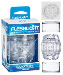 Fleshlight - Quickshot Masturbator Clear Vantage -1