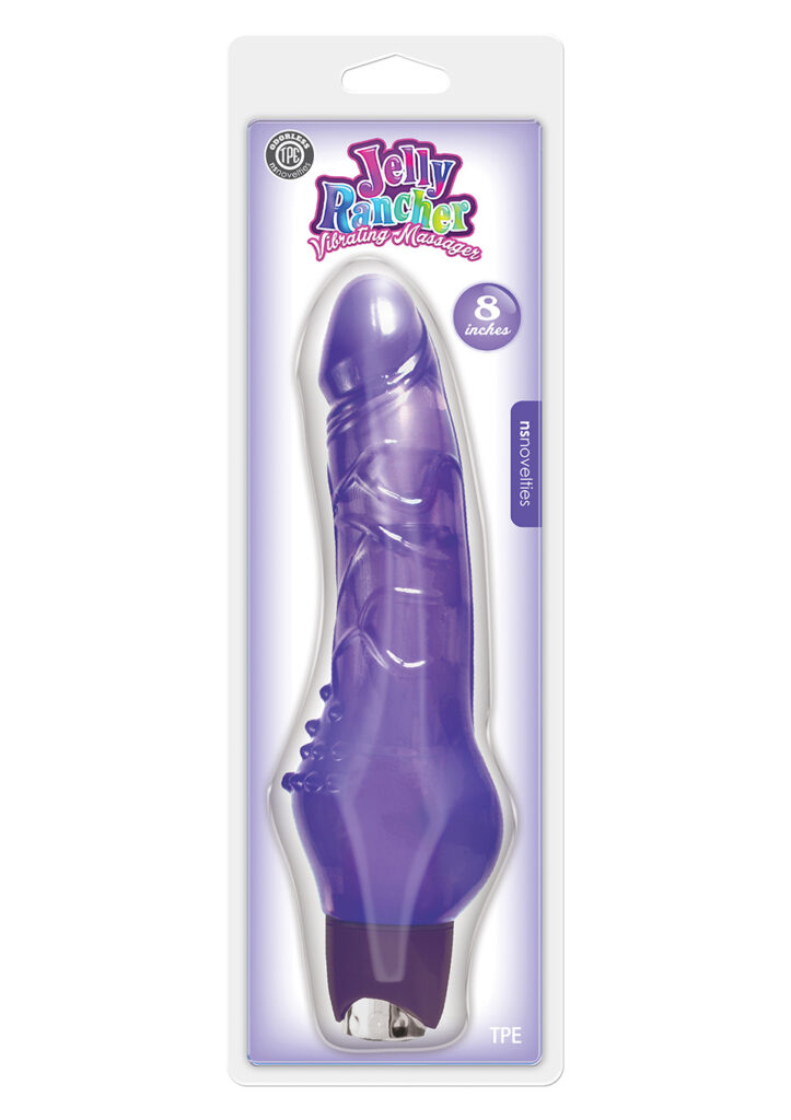 VIBRATING MASSAGER 8 INCH PURPLE-2