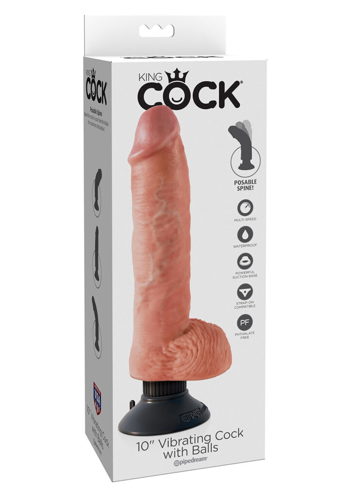 Cock With Balls 10 Inch Flesh-2