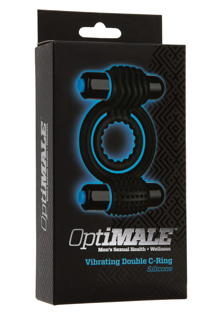 OPTIMALE VIBR DOUBLE C-RING BLACK-2