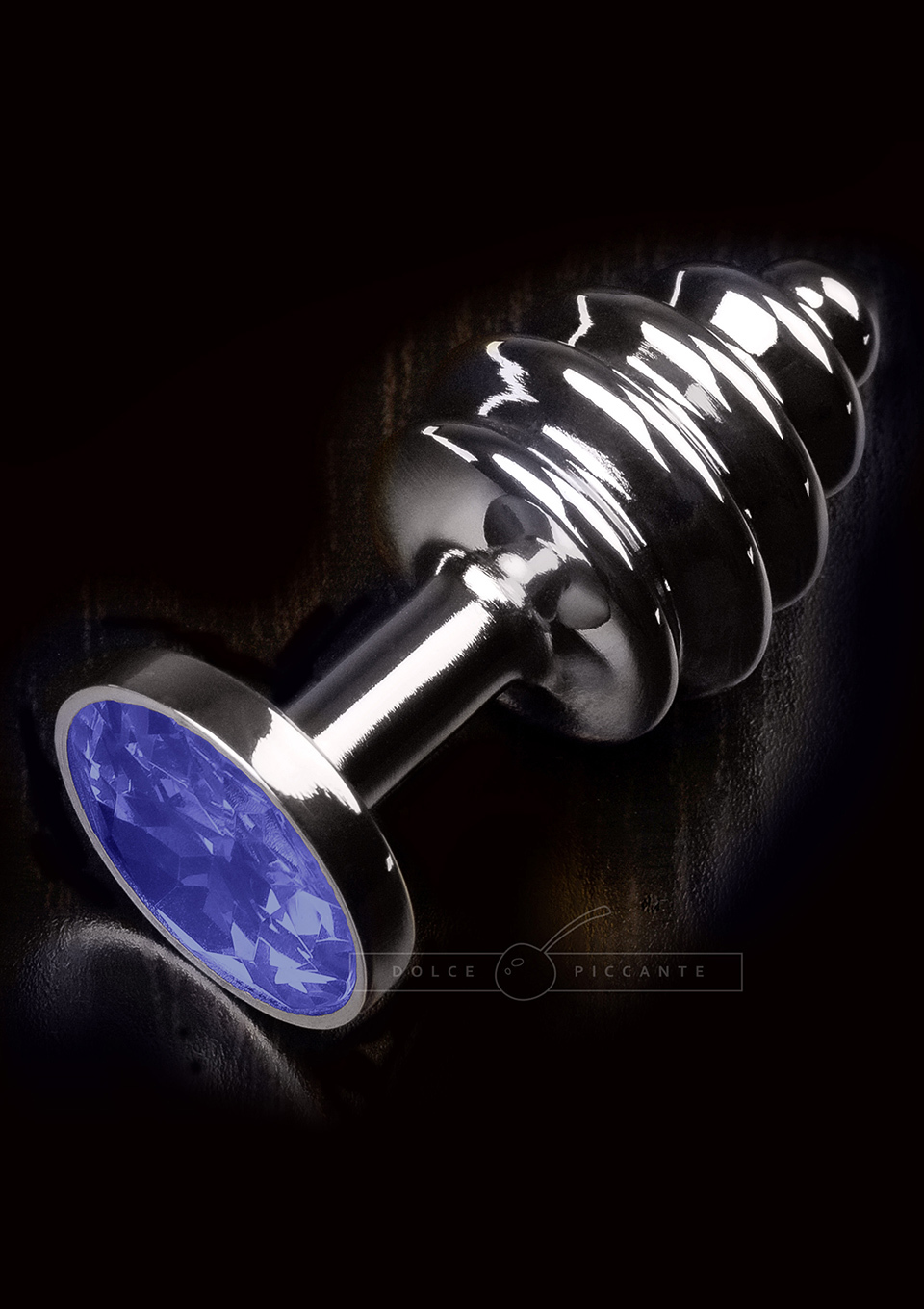 Image of JEWELLERY RIBBED SILVER BLUE