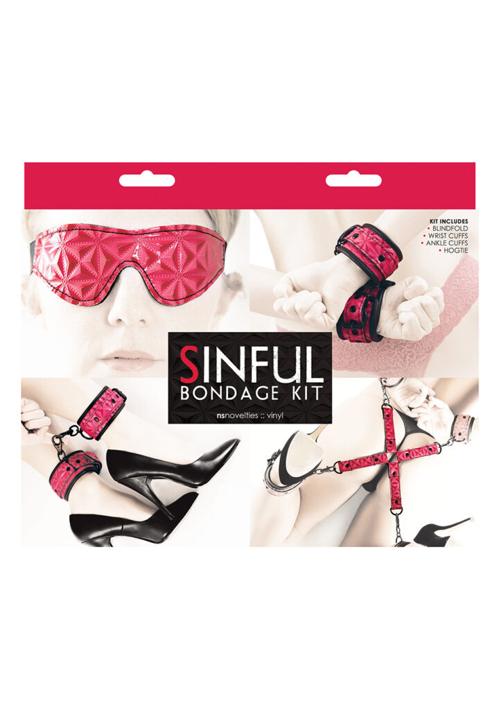 SINFUL BONDAGE KIT PINK-1