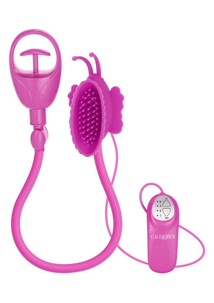 BUTTERFLY CLITORAL PUMP PINK-1