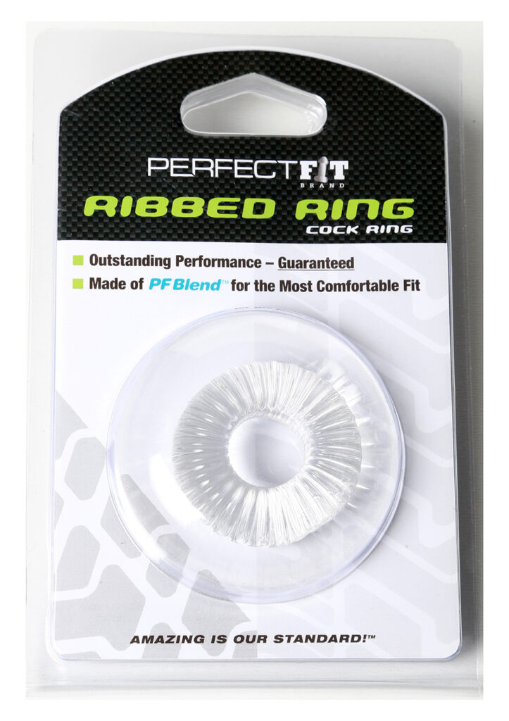 RIBBED RING CLEAR-2