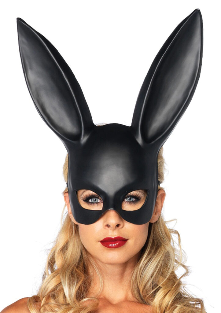 MASQUERADE RABBIT MASK BLACK-1