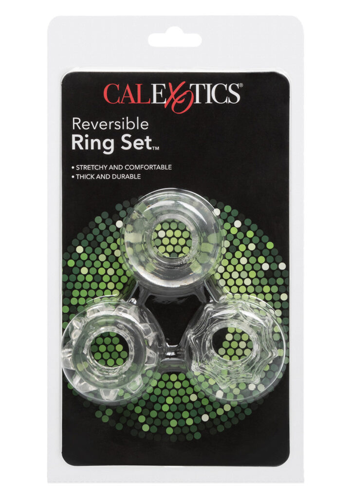 REVERSIBLE RING SET CLEAR-2