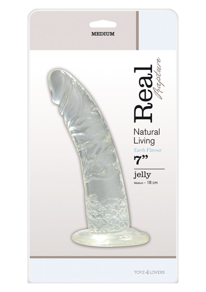 DILDO REAL RAPTURE CLEAR 7 INCH - Storsäljare -2