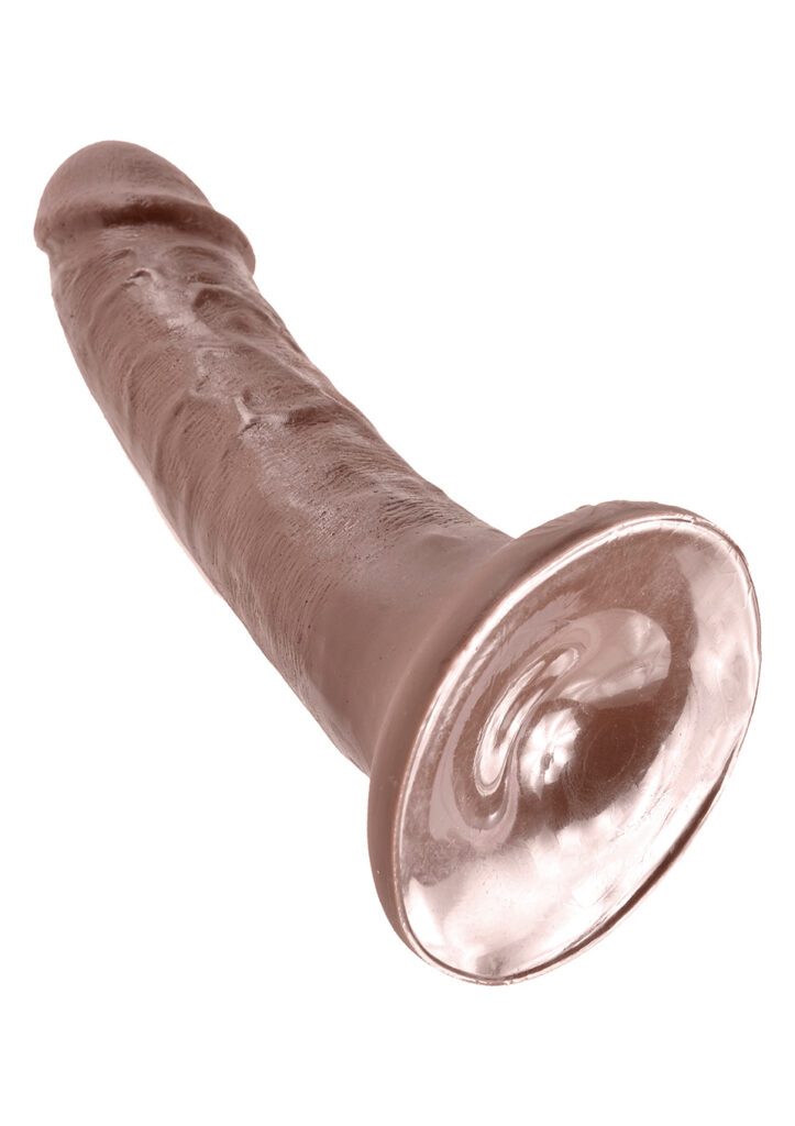 KING COCK 6 INCH BROWN DILDO-3