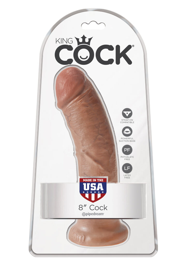 KING COCK 8'' COCK TAN-2