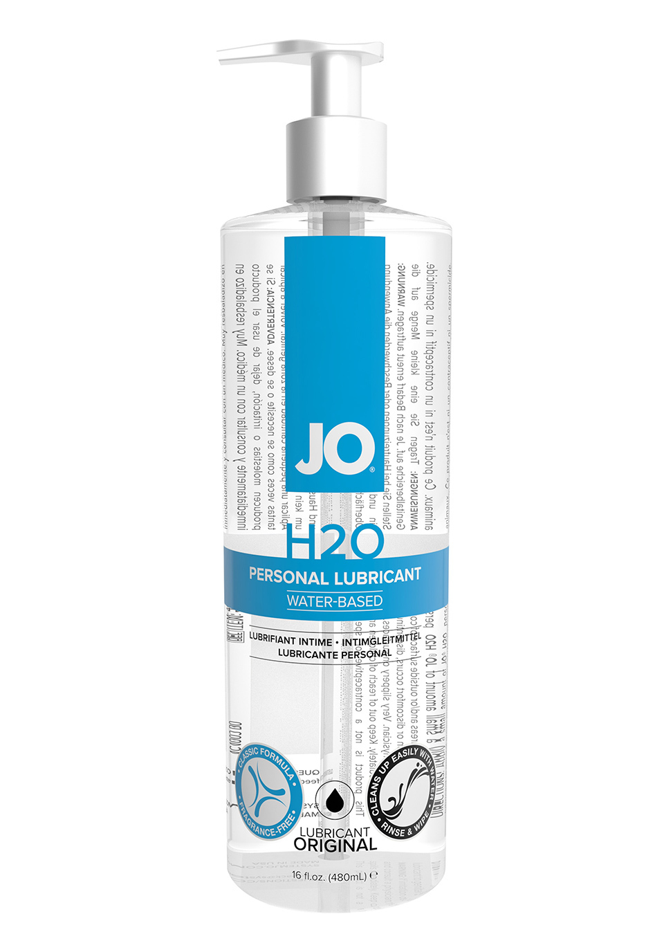 JO H20 LUBE 480 ML GLIDMEDEL