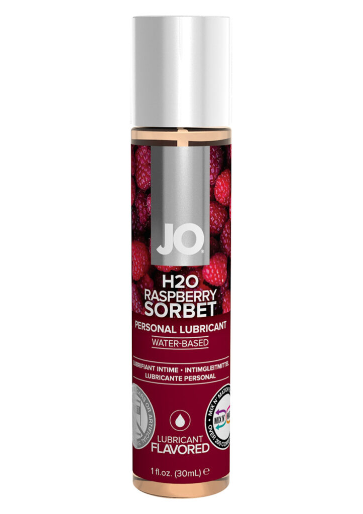 JO H20 RASPBERRY SORBET 30 ML - Smaksatt Glidmedel Hallon-1