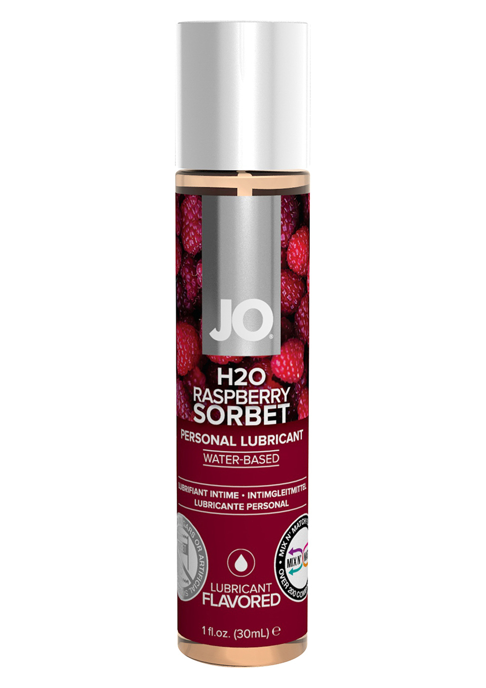 JO H20 RASPBERRY SORBET 30 ML - Smaksatt Glidmedel Hallon