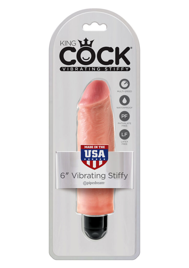 KING COCK 6'' VIBR STIFFY FLESH-2