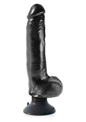Cock With Balls 9 Inch Black-1