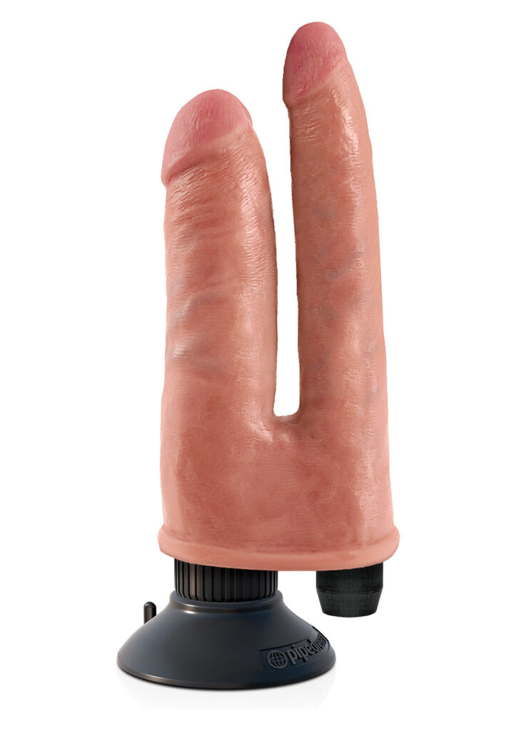 VIBRATING DOUBLE PENETRATOR FLESH-1