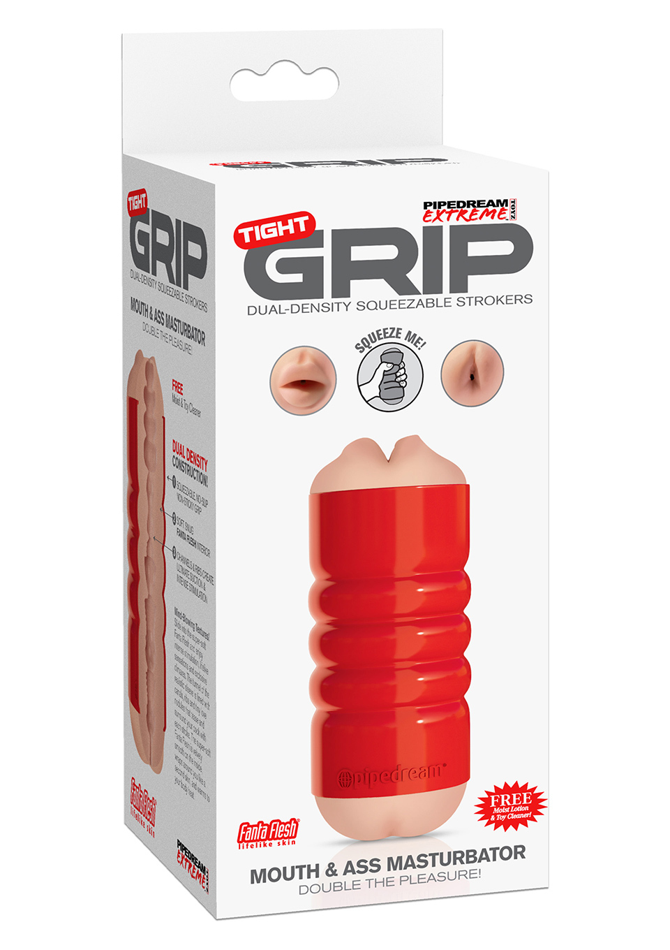 PDX TIGHT GRIP MOUTH/ASS MASTURBATO | Lösvaginor och masturbatorer - Sexleksaker för honom - Pipedream Sexleksaker - Pipedream Extreme sexleksaker för män - Lösanus - bästsäljare - Nyheter för män | Intimast