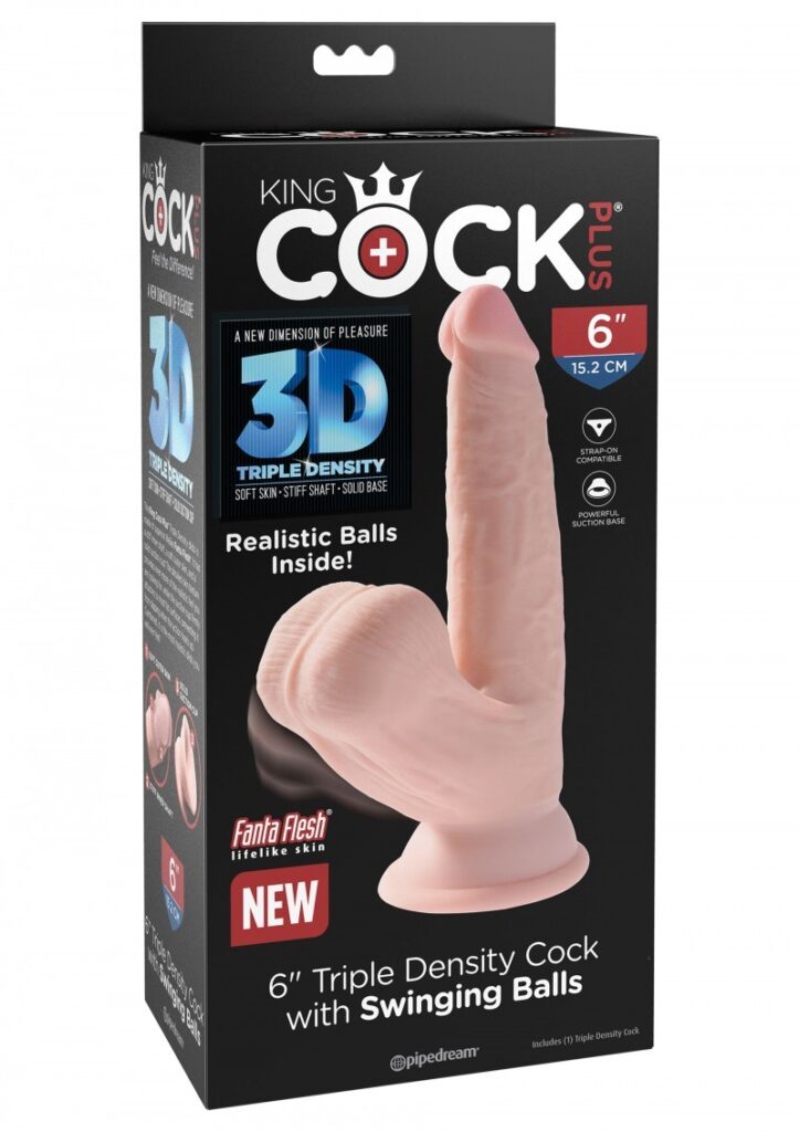 3D Cock Swinging Balls 6 Inch-2