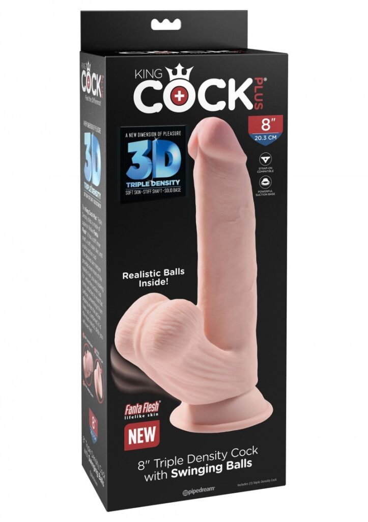 3D Cock Swinging Balls 8 Inch-2