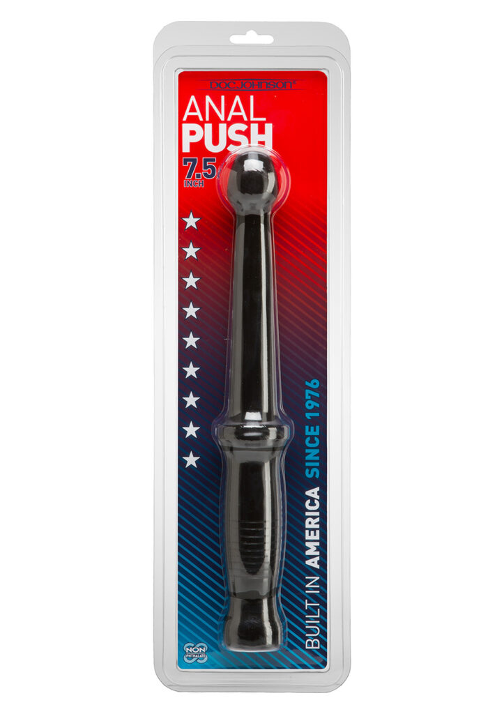 Anal Push 12.5 Inch Black-2