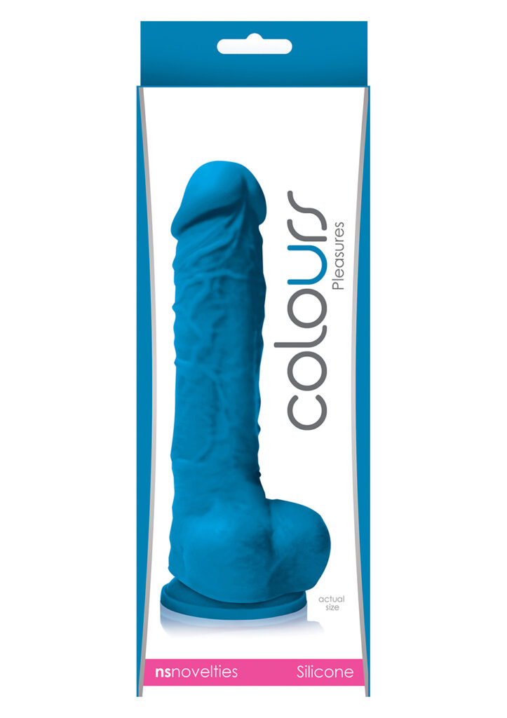 COLOURS PLEASURE DILDO 5INCH BLUE-1