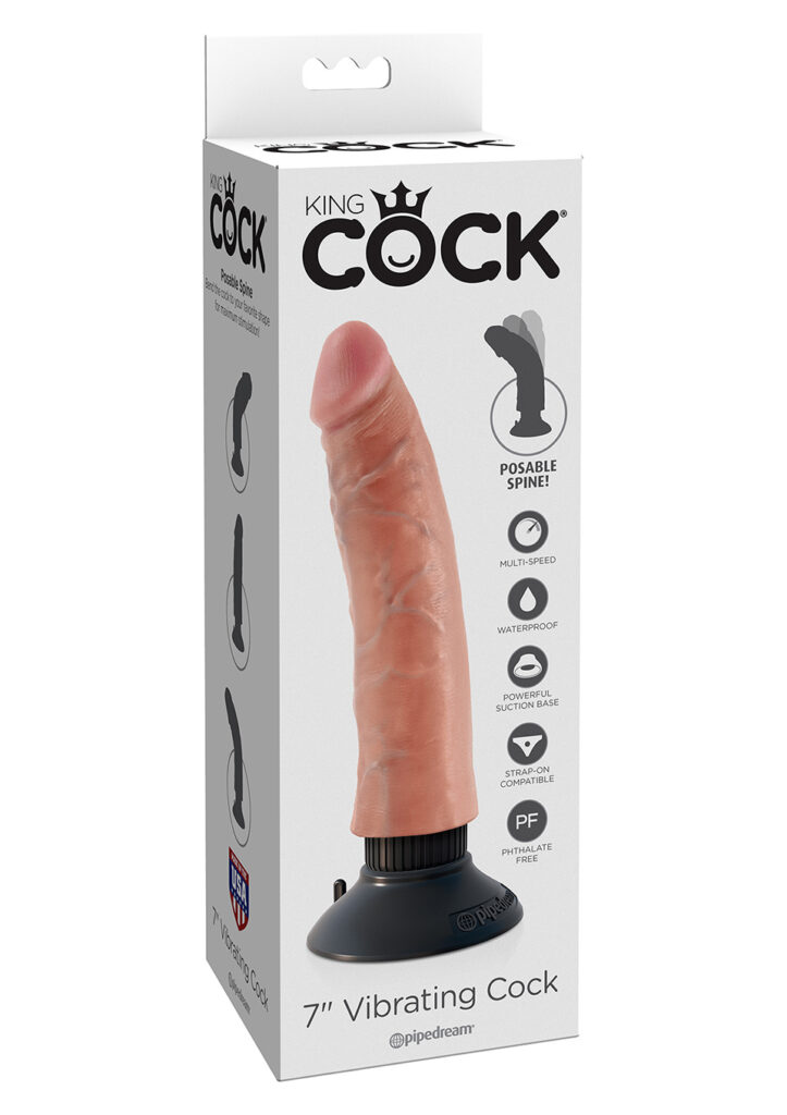 Vibrating Cock 7 Inch-1