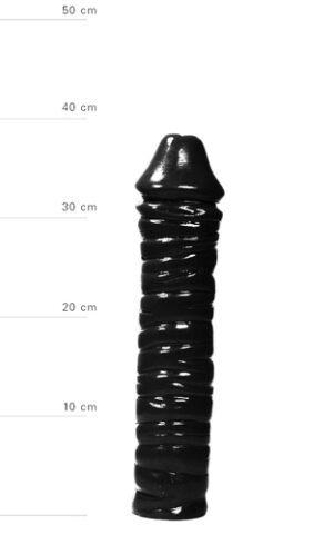 DILDO ALL BLACK 38 CM - XXL DILDO -1