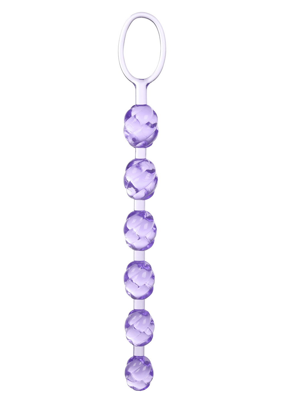 Image of SWIRL PLEASURE BEADS PURPLE