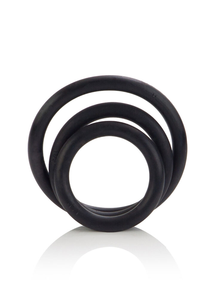 Rubber Ring Set Black - 3 st -1