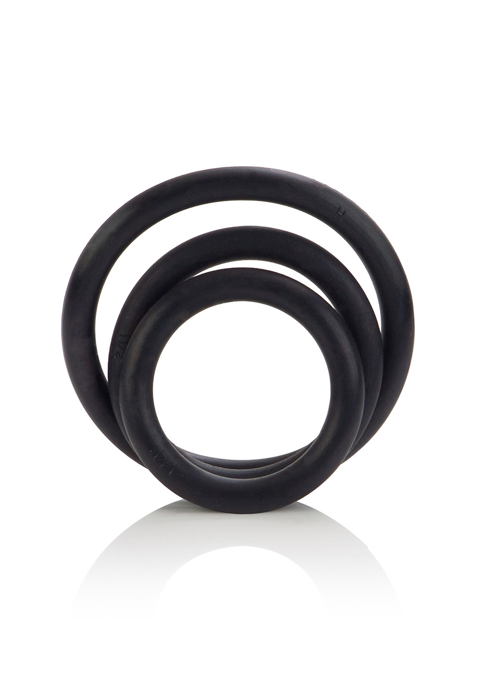 Image of Rubber Ring Set Black - 3 st