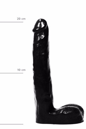 DILDO ALL BLACK 20 CM-1