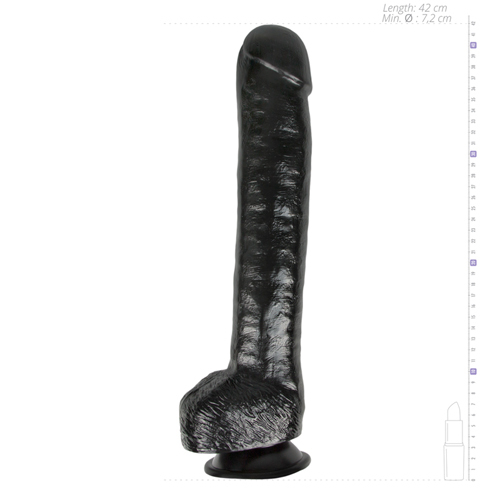 The Black Destroyer Dildo 42 cm-2