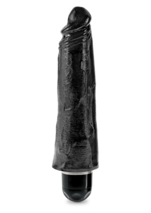 KING COCK 8'' VIBR STIFFY BLACK-1