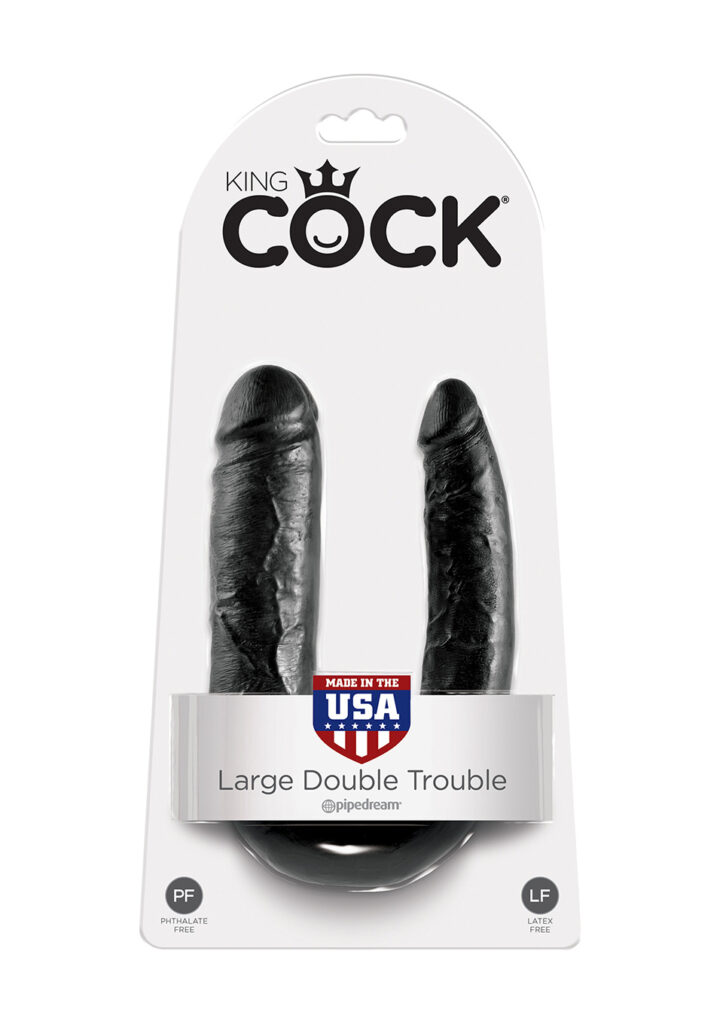 KING COCK DOUBLE TROUBLE L BLACK-3