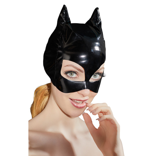 Vinyl Mask With Cat Ears-1