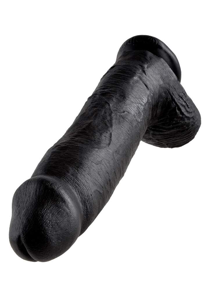 KING COCK 12 INCH W/ BALLS BLACK-4