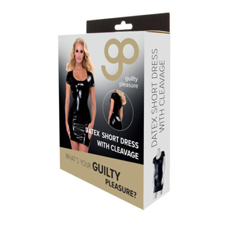 GP Short Dress With Cleavage - Small / Black-3