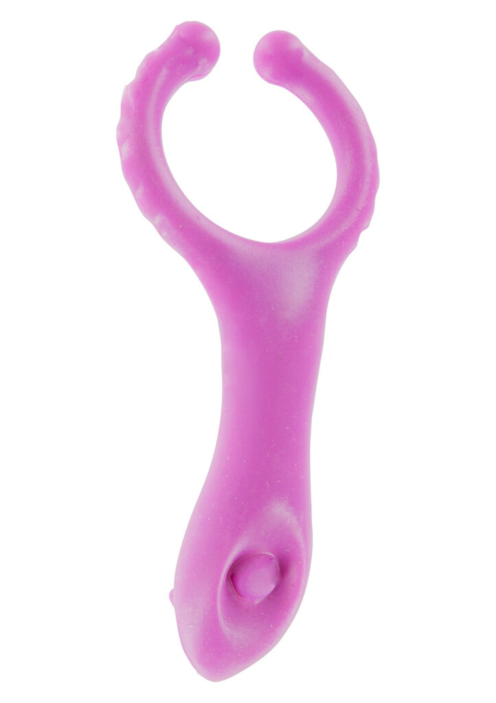 VIBRATING CLIT-STIM C-RING PURPLE - PENISRING-4