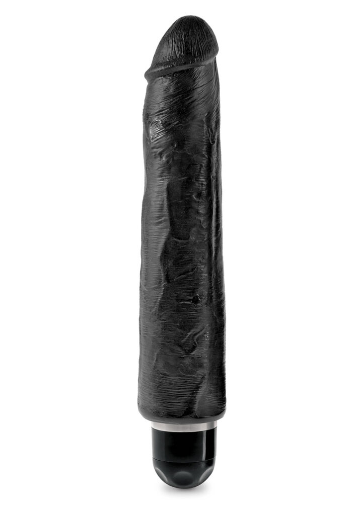 KING COCK 10'' VIBR STIFFY BLACK-1