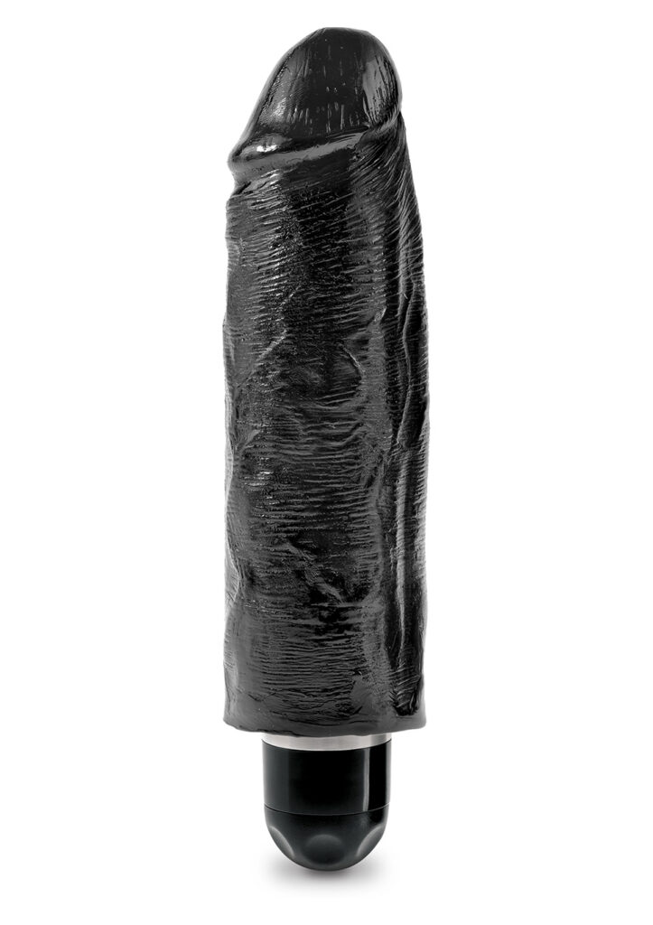 KING COCK 6'' VIBR STIFFY BLACK-1