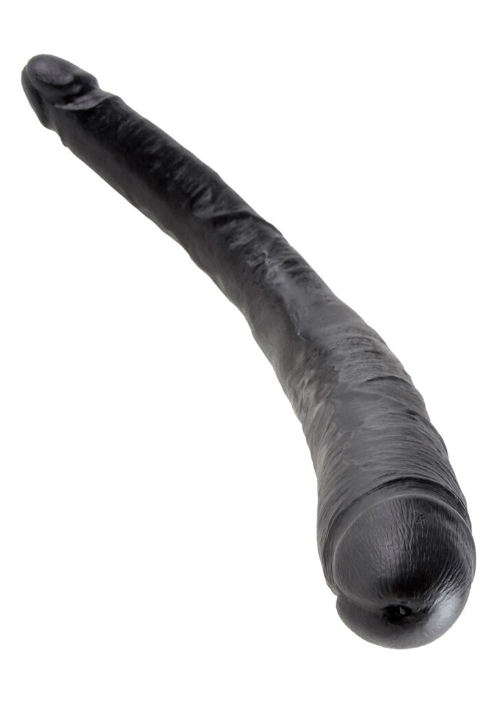 KING COCK 16 INCH TAPERED DOUBLE BLACK-1