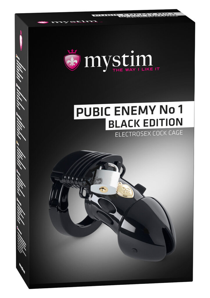 PUBIC ENEMY NO 1 COCK CAGE BLACK-1