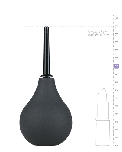 Easytoys Black Anal Douche - MEDIUM | Hygien - Lagervaror för snabb leverans 1-2 dagar - Anal hygiene - Snabblager sexleksaker på 1-2 dagar - EasyToys Sexleksaker - Dusch &amp; Rengöring - EasyToys sexleksaker - Sexleksaker - bästsäljare | Intimast