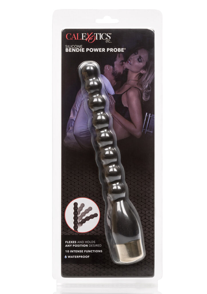 SILICONE BENDIE POWER PROBE BLACK-3