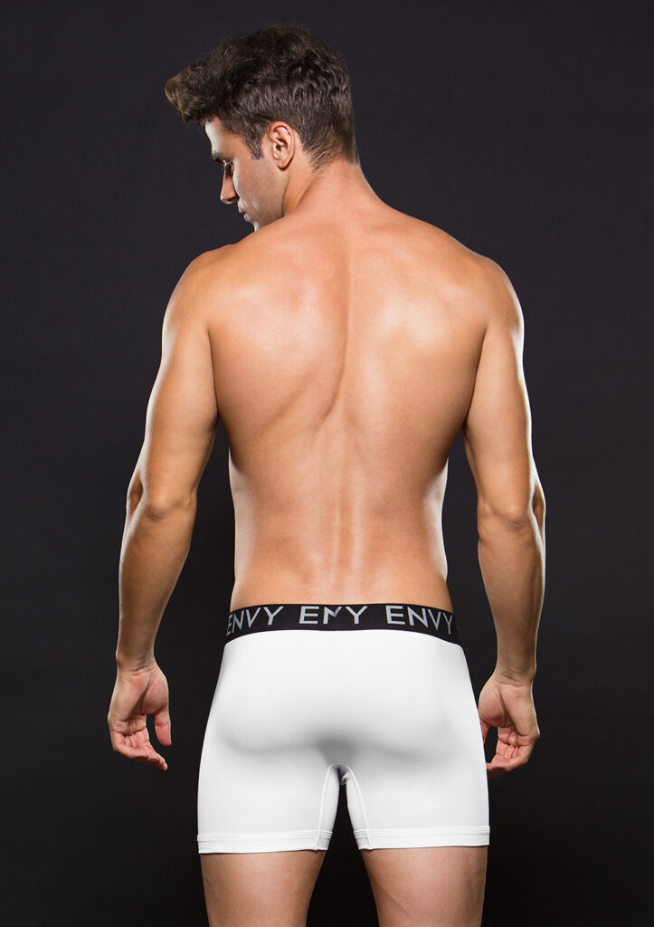 LOWRISE ELASTIC BOXER S/M WHITE-2