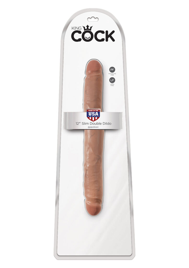 KING COCK 12'' SLIM DOUBLE DILDO-2