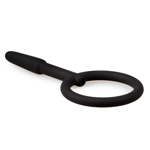 Hollow Silicone Penisplug With Pullring-3